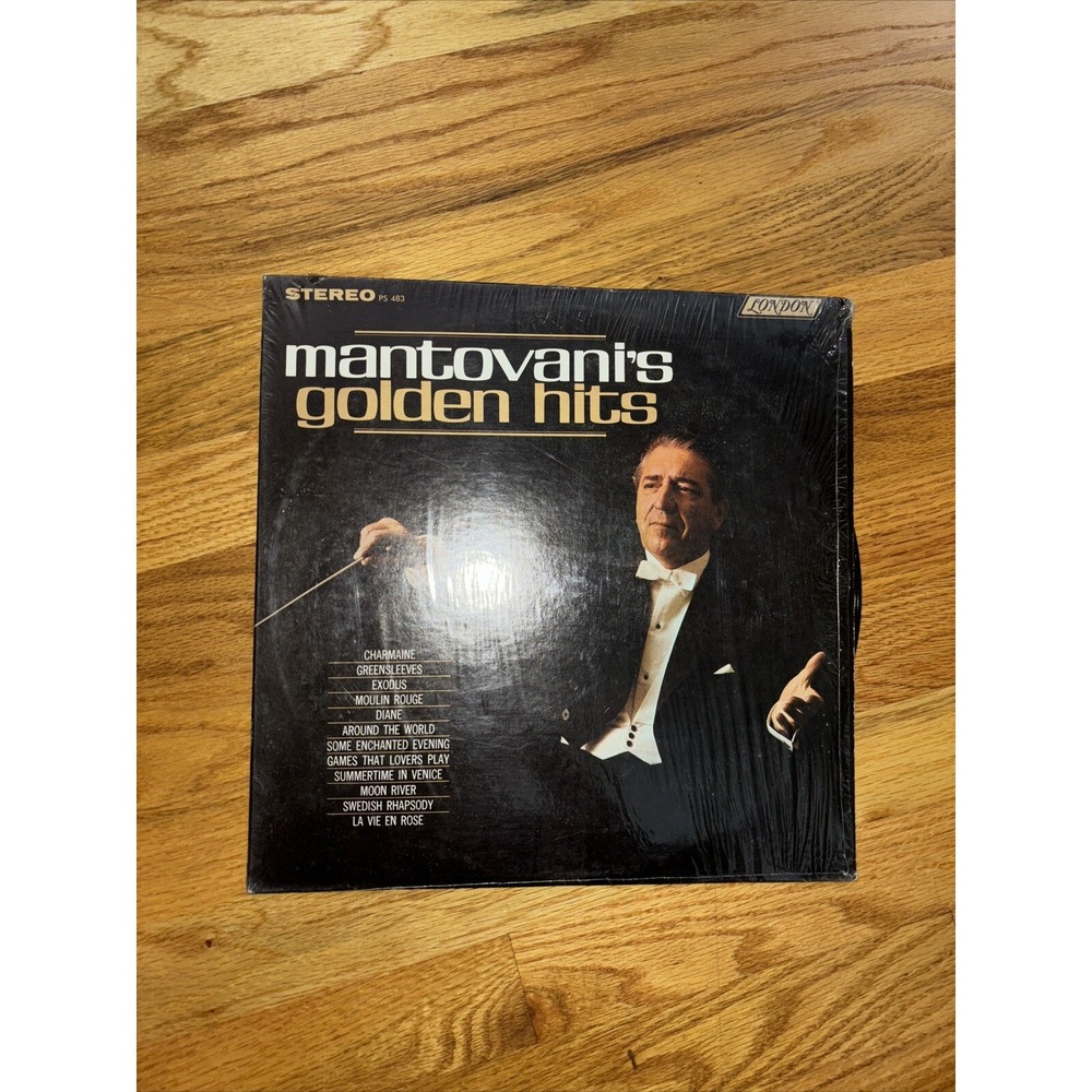 London Mantovani Golden Hits Vinyl 12" Black Good Stereo PS 483 Easy Listening